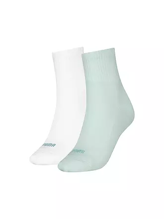 PUMA | Calcetines casuales para mujer Heart Logo Short Crew, paquete de 2 |